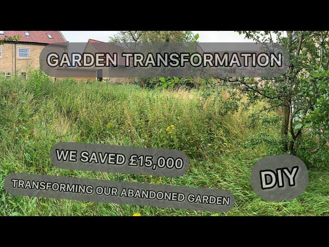 Huge Abandoned Garden Transformation - Father & Son Makeover Timelapse - @DIYJourney1