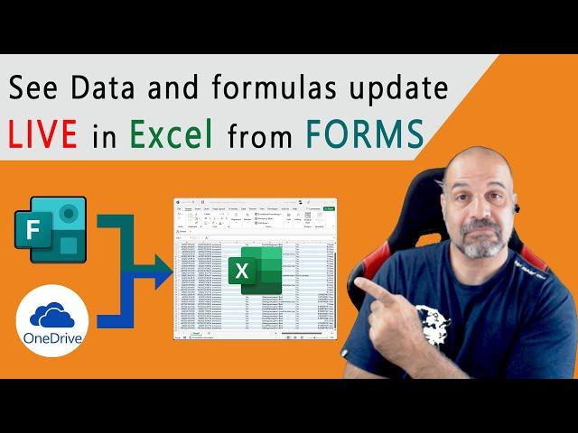 Microsoft Forms HIDDEN feature. Data, Formulas and Charts update LIVE in EXCEL