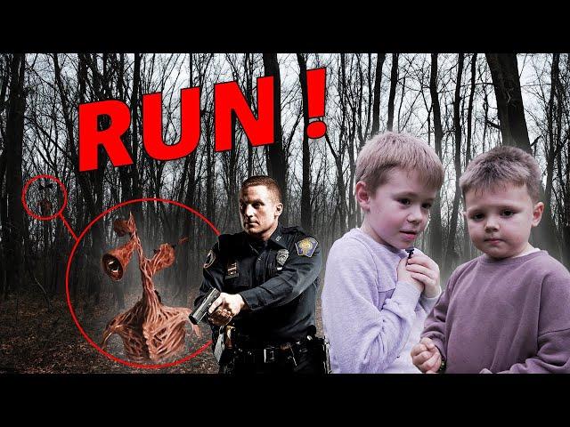 WE FOUND SIREN HEAD IN THE WOODS! THE POLICE CAME!...