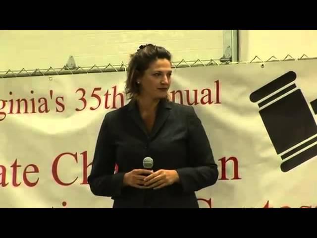 Virginia Auctioneer Championship 2012   fundraising auctioneer Sherry Truhlar