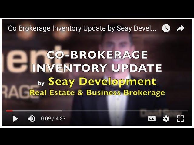 Co Brokerage Inventory Update by Seay Development Real Estate & Business Brokerage for January 2017