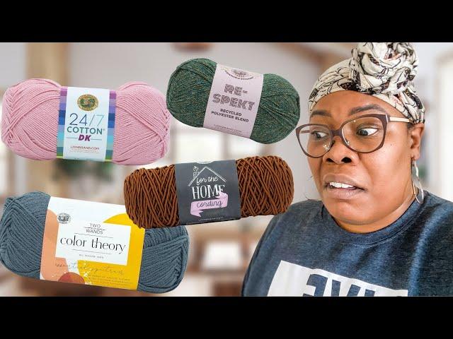 YARN SNOB REVIEWS - Lion Brand Fall 2022 Yarns [I Actually *Don't* Hate Cotton...]