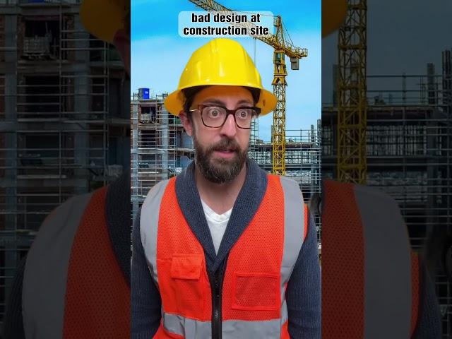 bad design at construction site #adamrose #construction #engineering #workers #fails
