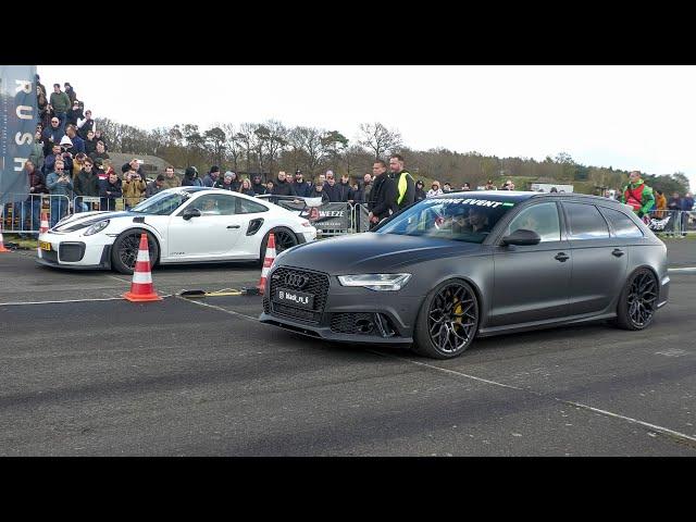 Supercars Drag Racing - DVX850 RS3, Novitec F12, iPE GT3 RS, 1000HP RS6 C7, Quicksilver R8, GT2 RS