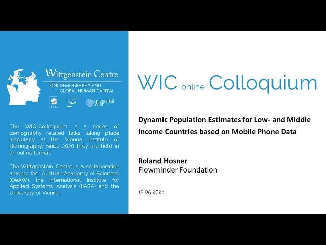 Dynamic Population Estimates for Low- and Middle Income Countries based on Mobile Phone Data