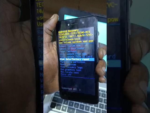 Tenco Rc6 hard reset | Remove screen lock Tenco Rc6