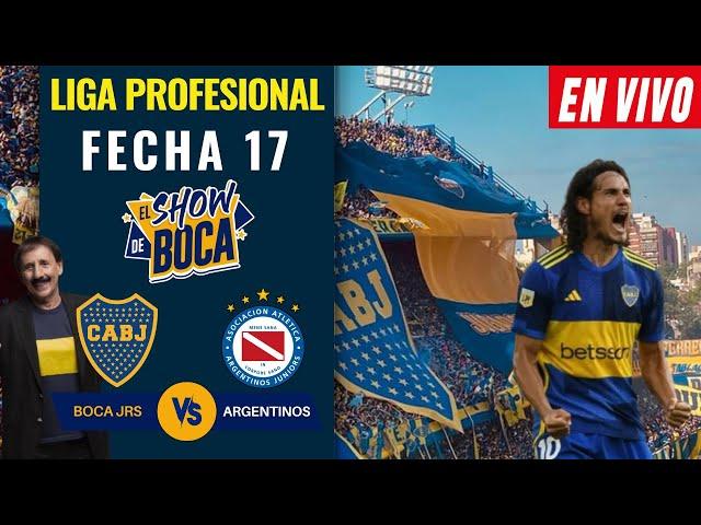 BOCA JUNIORS vs ARGENTINOS JRS EN VIVO con ROBERTO LETO desde La BOMBONERA - Relato EMOCIONANTE