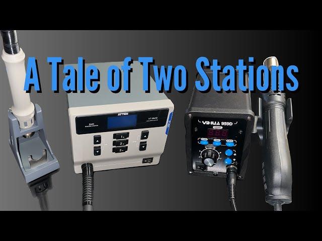 Hot Air Station Review - Atten ST-862D vs YIHUA 959D Can a cheap station compete?