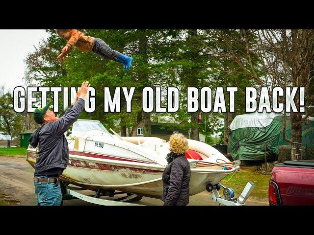 My Mom Comes on a Mission to Get my Family’s Old Boat Back! + Venison Burgers & 1 Boat Two Trailers?