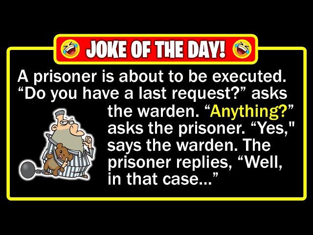  BEST JOKE OF THE DAY! - A prisoner sits strapped tightly in the electric chair...| Funny Dad Jokes