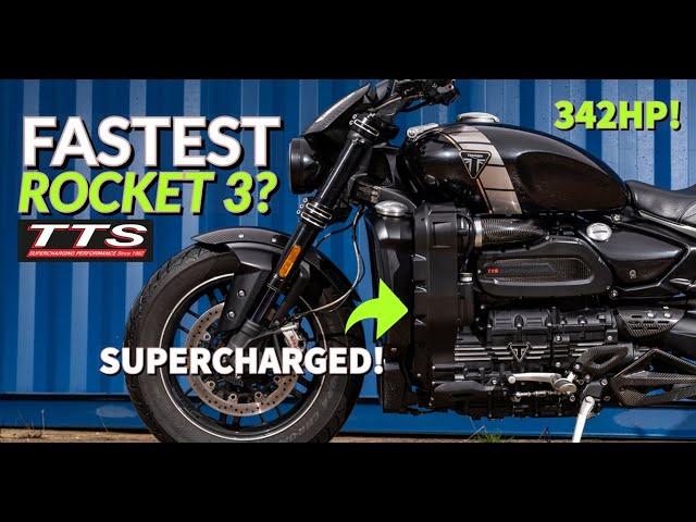 Most Powerful & Fastest Triumph Rocket 3? TTS 342hp Supercharged Dyno Run!