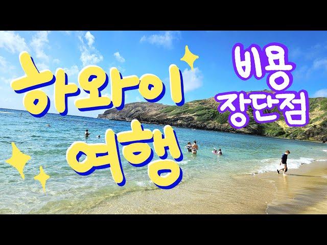 [Vlog] 나홀로 하와이 2편 (하와이 여행 비용, 장단점)