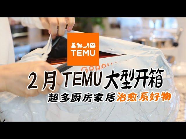 最新 | 20+ 2月TEMU大型开箱又来了 | 超满意的厨房用品+生活家居类好物来了 | 好物 vs 雷品 +治愈系生活厨房好物