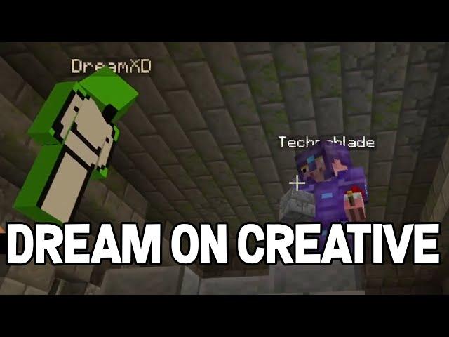 DreamXD joins dream smp and BREAKS THE END PORTAL on Technoblade stream