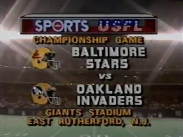 1985 USFL Week 21 - USFL Championship - Stars vs. Invaders