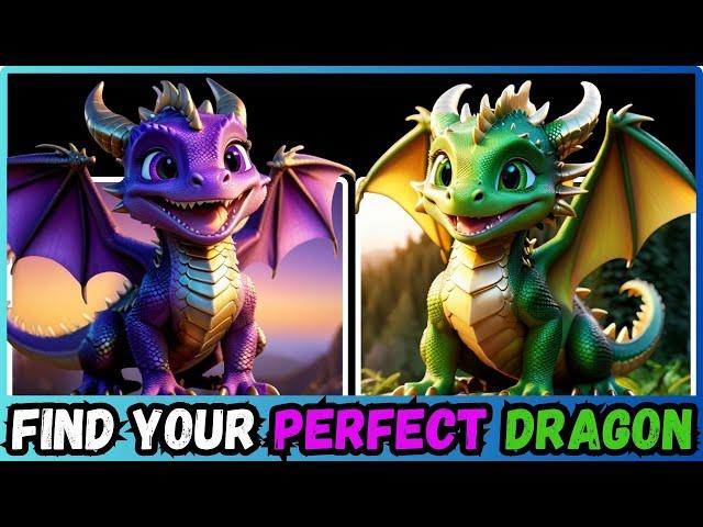 Which DRAGON Is Perfect For You? Funny Personality Test with Animations! 