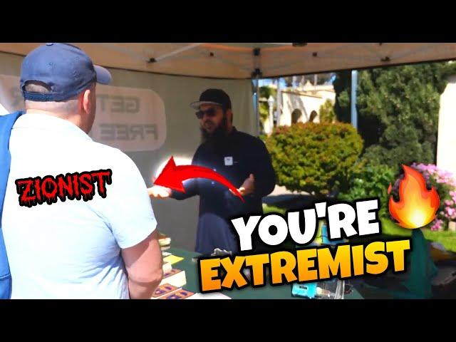 Heated debateMuslim confronts zionist | Uthman Ibn Farooq Official