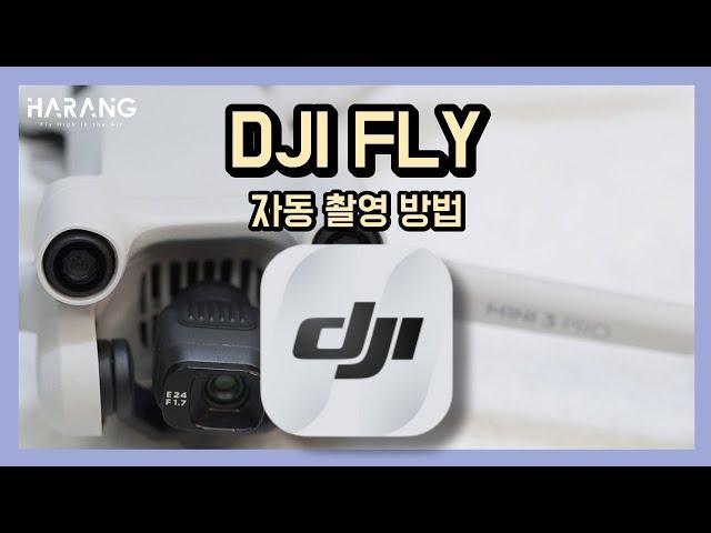 자동으로 드론 전문가처럼 찍어주는 기능 | DJI FLY 자동촬영기능 활용하기