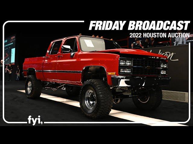 FRIDAY HOUSTON AUCTION BROADCAST - BARRETT-JACKSON 2022 HOUSTON AUCTION