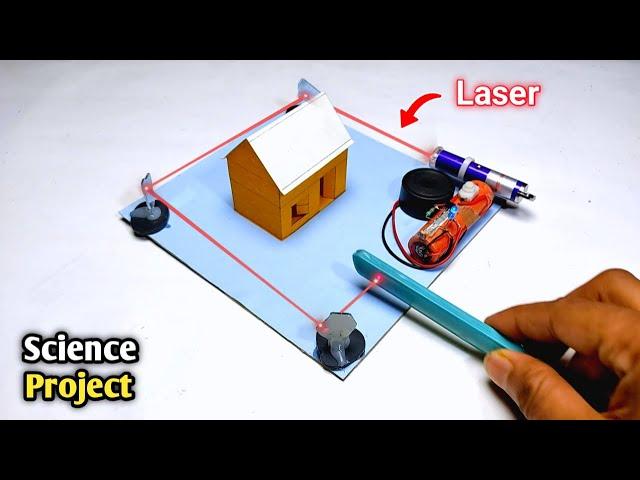 Laser Home Security System | Best Science Project | Inspire Award Project