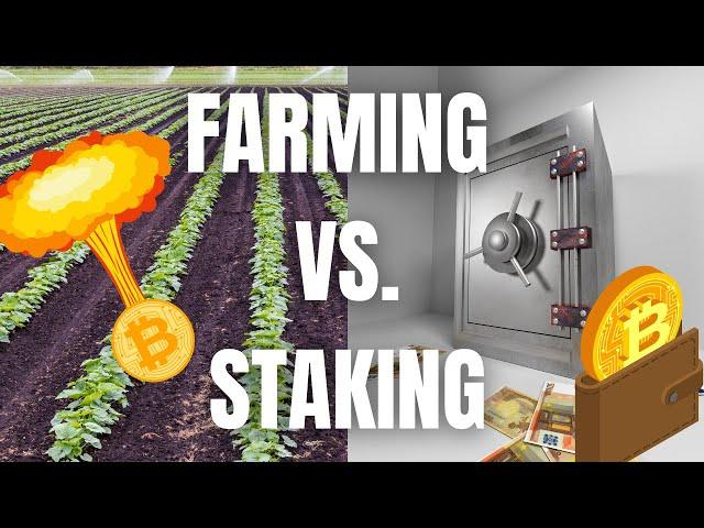 Yield Farming vs. Staking
