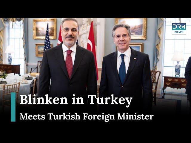 US Secretary of State Blinken meets Turkish FM Fidan | DRM News | AC1G