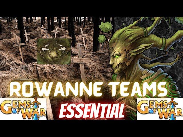 Gems of War Rowanne Teams / How to build rowanne teams / New Account Playthrough 2nd beginner guide