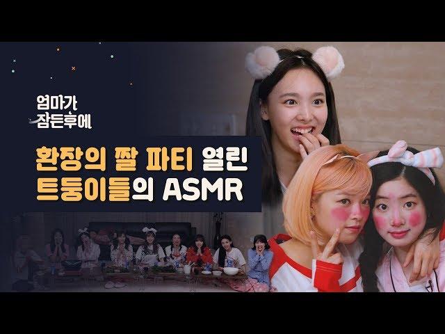 [While Mom's asleep] TWICE's ASMR party with lots of meme