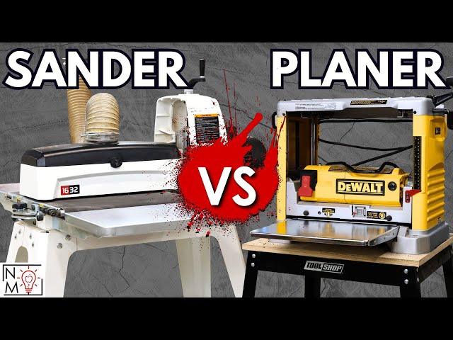 Thickness Planer vs Drum Sander – Which One Do You Need and WHY?