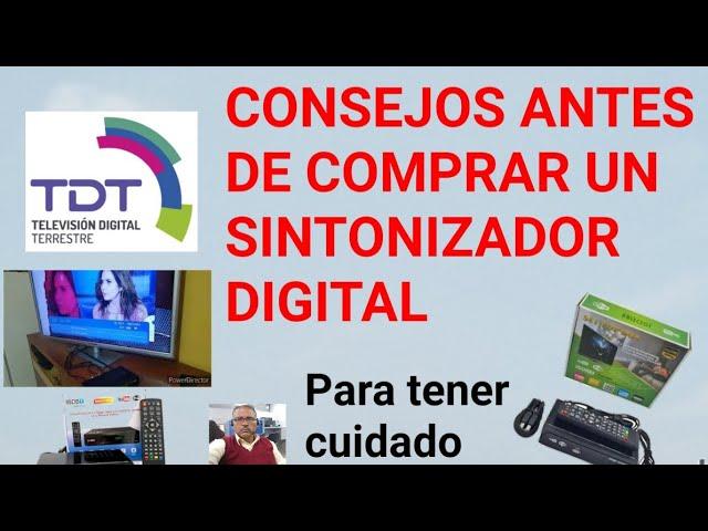 TIPS ANTES DE COMPRAR UN SINTONIZADOR DIGITAL (DECÓ TDT) para cualquier tv