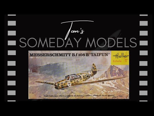 Heller Messerschmitt Bf.108 B Taifun Vintage Model Kit 1/72 - Second Hand Unboxing #3