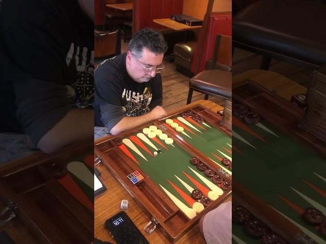 Onnig vs Shimon on an FM Gammon Talat #backgammon board. Monte Carlo surface.