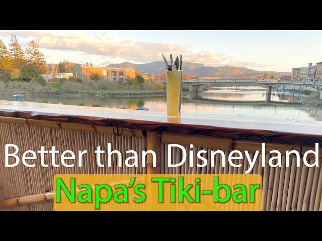 Best Napa Restaurant -Tiki Bar - Ohana meets Pirate of the Caribbean Wilfred's Lounge - Napa Valley