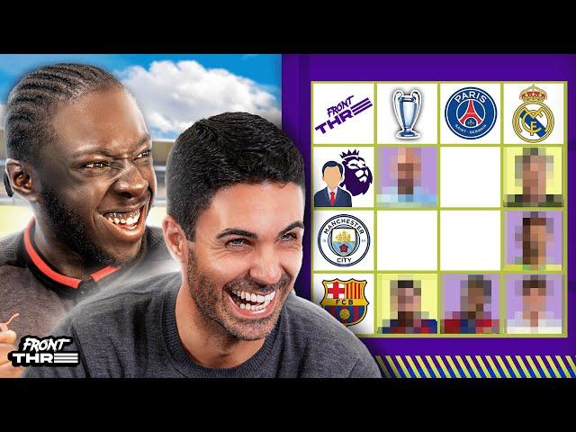 We played FOOTBALL TIC TAC TOE against MIKEL ARTETA (and he TROLLED us) !