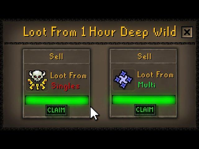 LOOT FROM 1 HOUR OF DEEP WILD PKING! (HOW MUCH PROFIT?) + 35B GIVEAWAY! - RuneWild RSPS