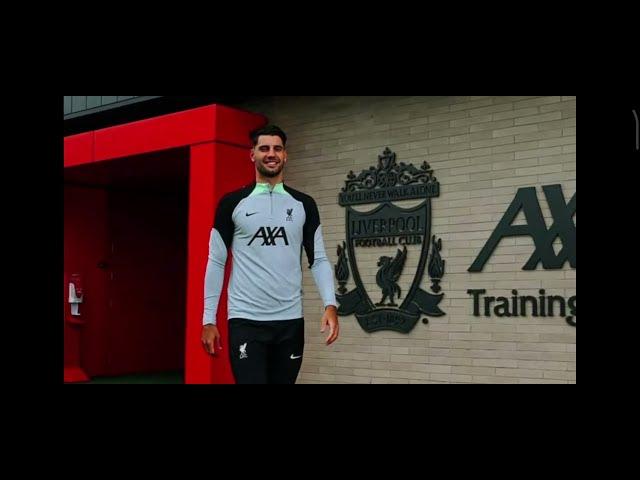 Dominik Szoboszlai First training At Liverpool