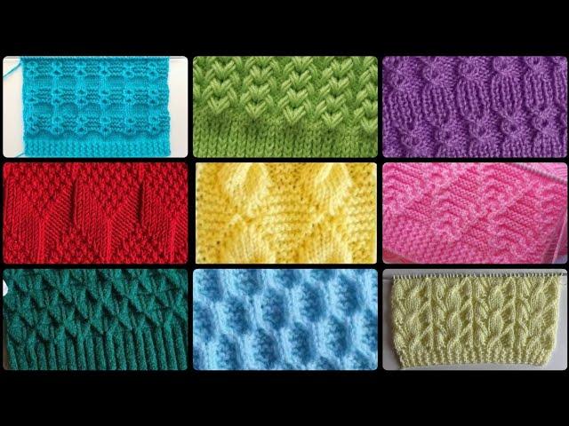 Easy and beautiful knitting pattern for sweater//knitting stitch pattern for baby sweater