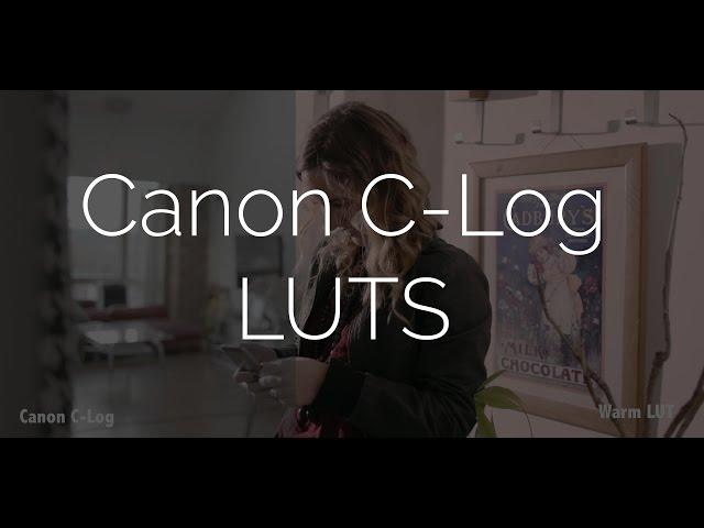 Canon C-Log LUTS