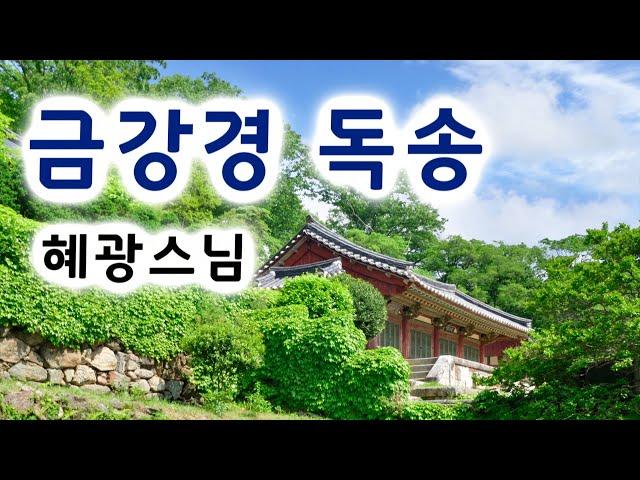 금강경 독송 혜광스님 / 금강반야바라밀경(金剛般若波羅蜜經)