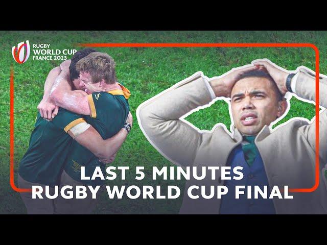 Closing moments of the Rugby World Cup 2023 final with Bryan Habana's LIVE reaction!