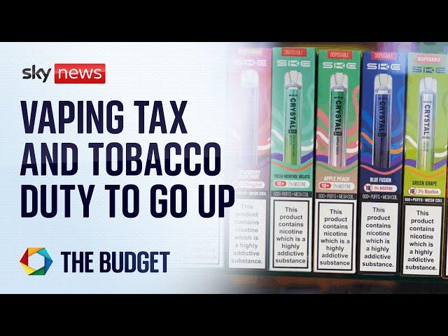 Tax on vapes to be introduced in 2026 | Budget 2024