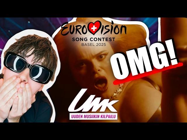 FIRST REACTION: ERIKA VIKMAN - ICH KOMME  | UMK 2025 | FINLAND EUROVISION 2025 (WINNER ALERT!)