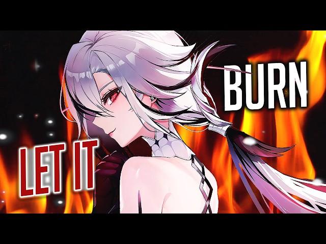 Nightcore - LET THE WORLD BURN [NMV] (Lyrics)