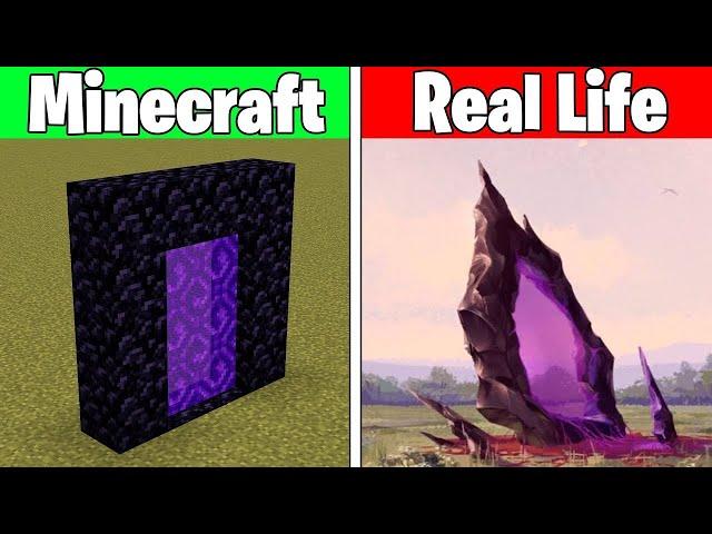 Realistic Minecraft | Real Life vs Minecraft | Realistic Slime, Water, Lava #238