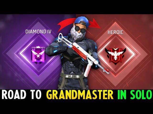 Diamond to Heroic in Just 1 Hour  | Solo Br Rank Push | Road to Grandmaster in Solo in Season 41