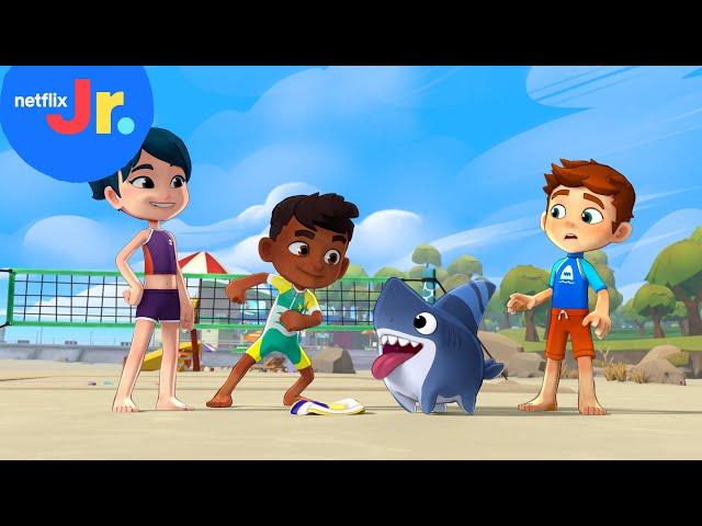 Last Day of Summer! ️ Sharkdog | Netflix Jr