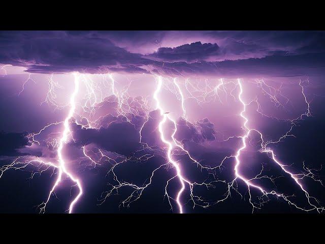  Powerful Thunderstorm Rain Sounds for Sleeping | Relaxing Rain, Thunder & Lightning at Night