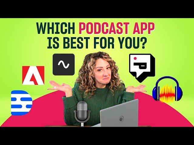 BEST Podcast Software (Riverside vs Descript vs Podcastle vs Audacity vs Adobe)