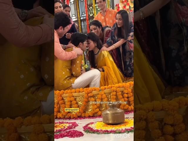 GHKKPM tejneil cute couples reelVaibhavi and param wedding#Shorts#viral#Tejaswini#Viral#Mannat#BTS