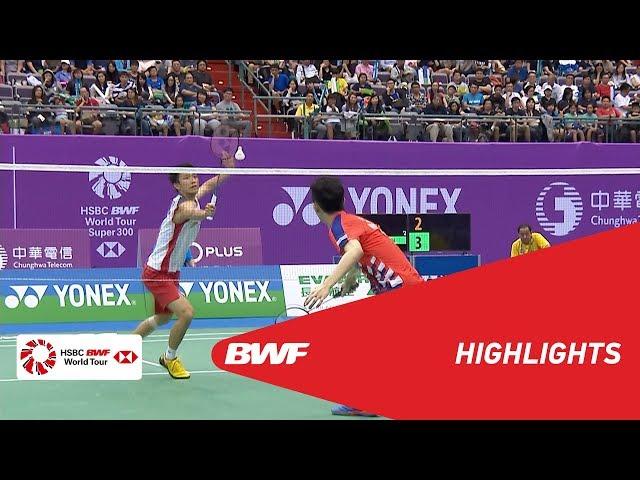 YONEX CHINESE TAIPEI OPEN 2018 | Badminton MS - F - Highlights | BWF 2018